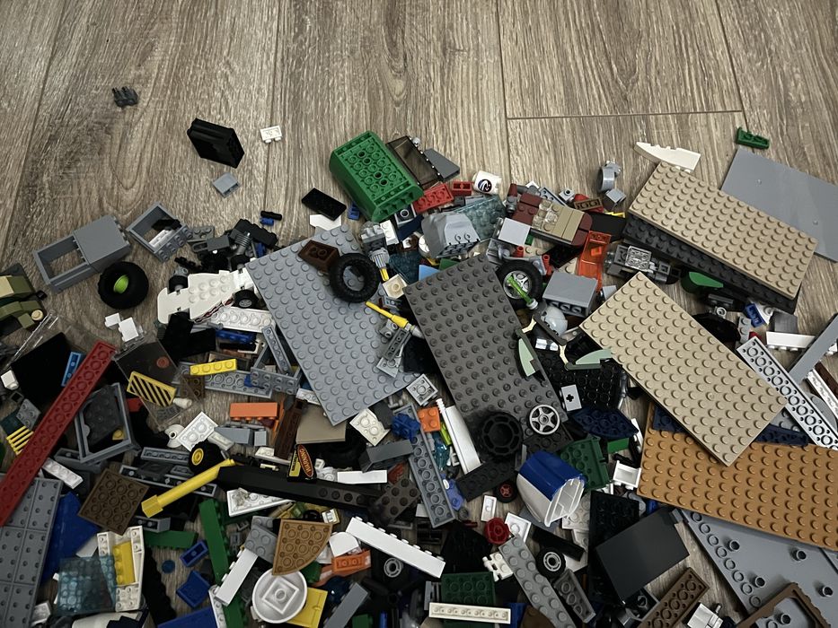 klocki lego + cobi mieszanka 1,4 kg