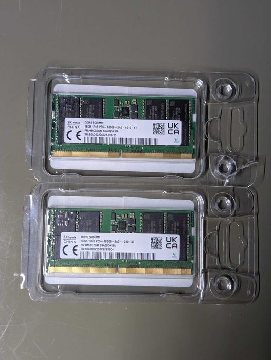 Pamięc do laptopa 16GB 32GB DDR5 PC5-4800 SODIMM