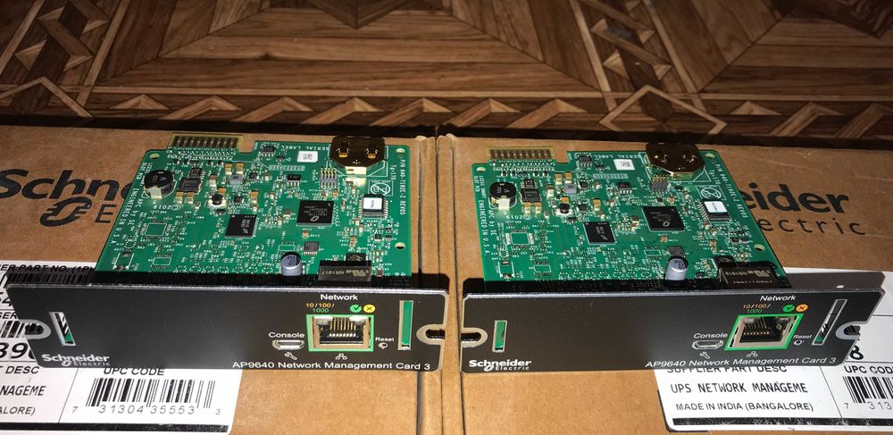 Карта управления UPS Network Management Card 3  APC AP9640, AP9641