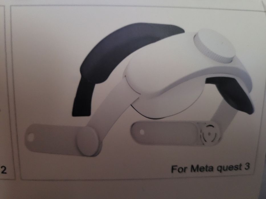 Nowy Pasek Elite Head Strap T1 do Meta Quest 3 / 3S – regulowany