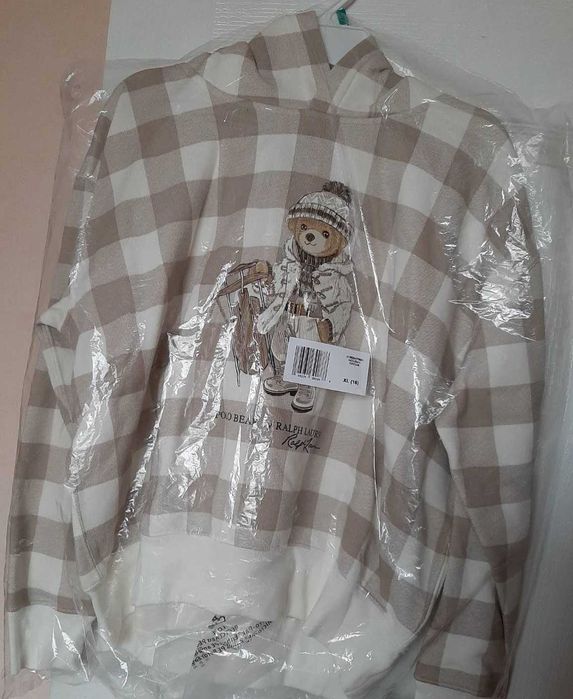Ralph Lauren polo bear Оригінал кофта з ведмедиком с мишкой худи