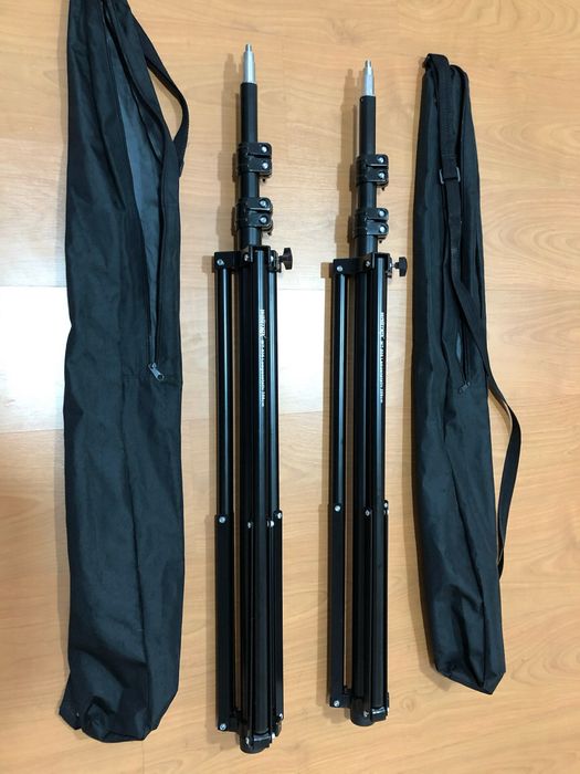 Kit Completo Walimex Pro – 2 Flashes VC-400 400Ws + Softboxes + 3 Tripés