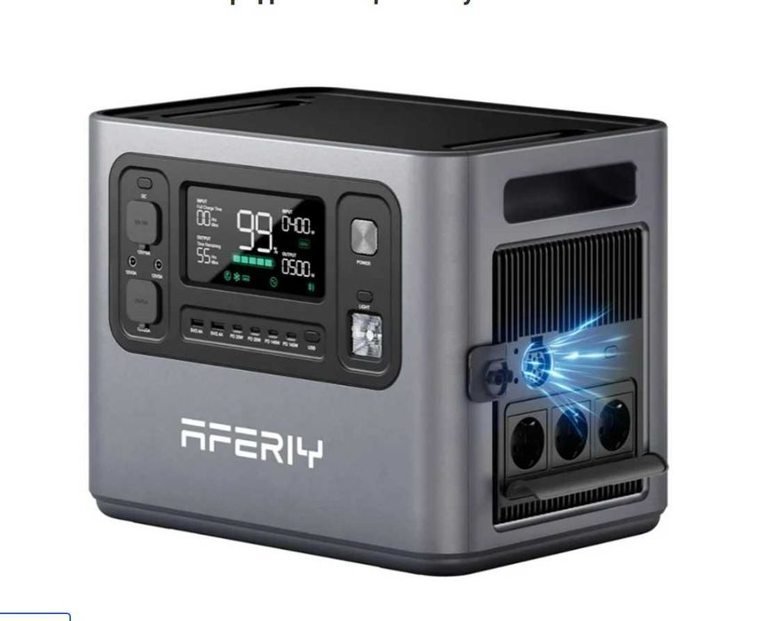 Зарядна станція Aferiy AF-P280, 2800 Вт, 2048 Вт/год (електростанція для дому, UPS, ДБЖ), 24міс гарантія