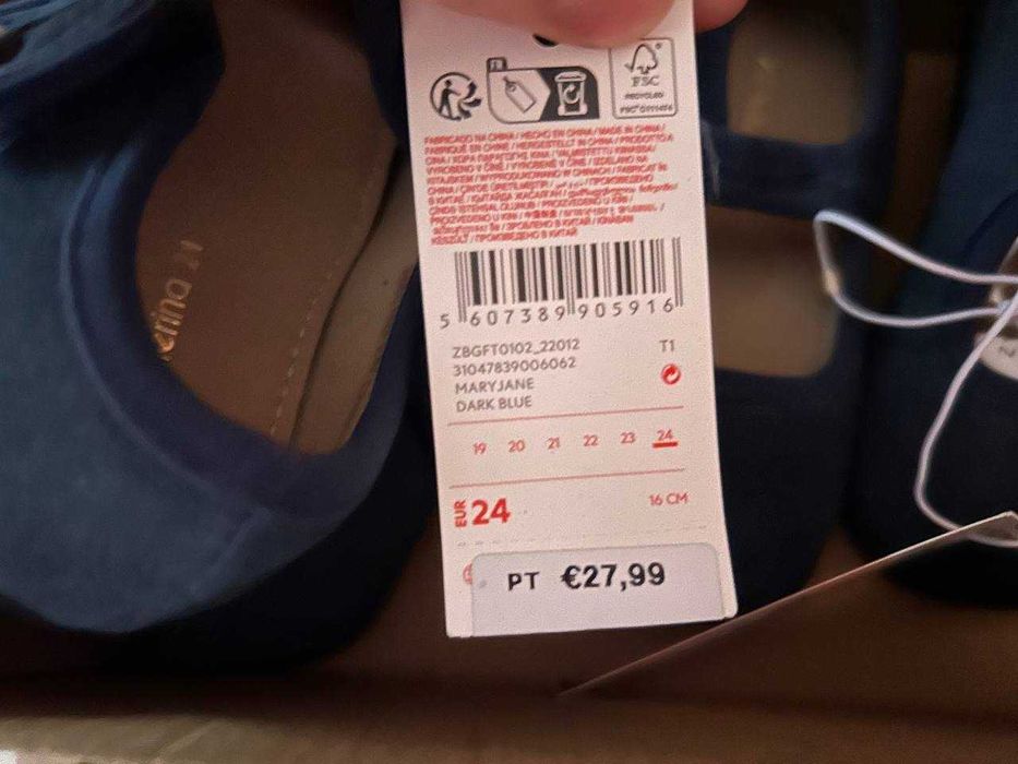 Sapatos Zippy Ballerina - tamanho 24