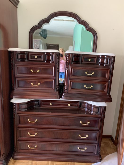 Conjunto de quarto completo com cama