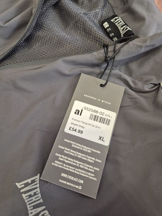 Kurtka Everlast Piping Trk Top Shark Grey XL