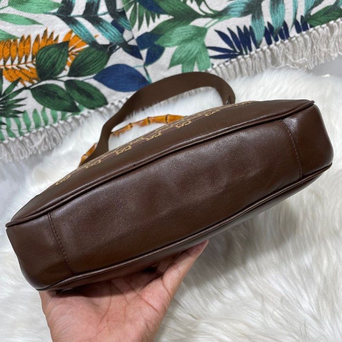 Vtg autêntico.  Bolsa/ombro GUCCI GG Bamboo
