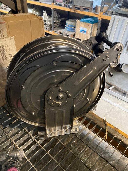 Zwijak nierdzewny do węża (zwijacz, bęben, myjka, karcher, inox)