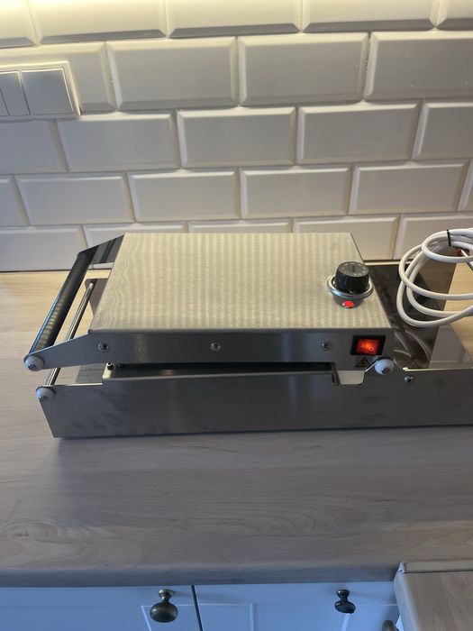 NOWA Zgrzewarka do tacek Tray Sealer Basic Technica Silver Line 227x178
