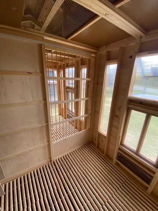 Gołębnik 4x2m z wyposażeniem