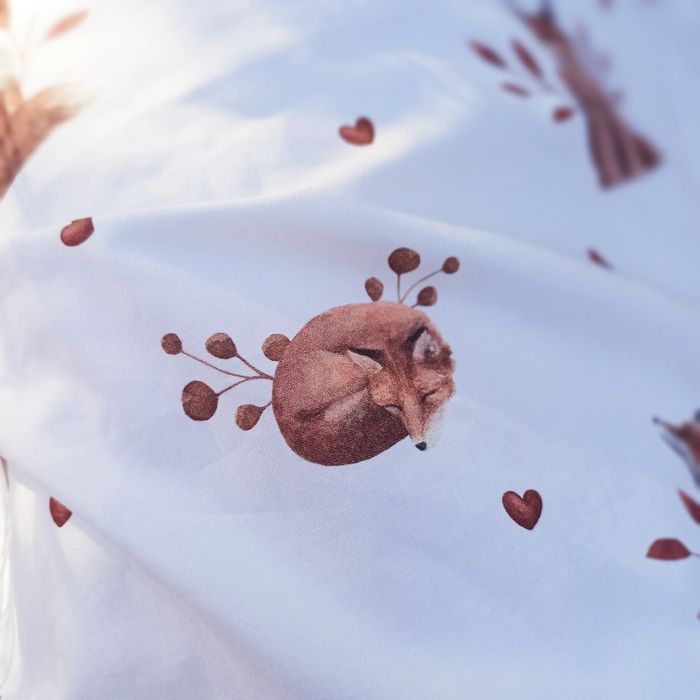 Pościel bawełniana premium z jonami srebra oraz wypełnieniem 75x100