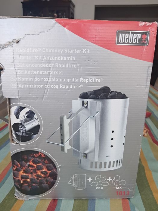 Acendedor vertical Rapidfire Weber (chaminé)