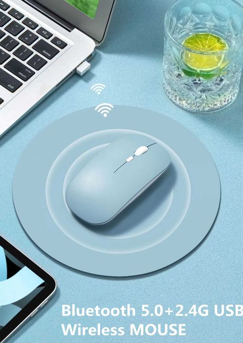 Rato sem fios ou bluetooth recarregável (NOVO)