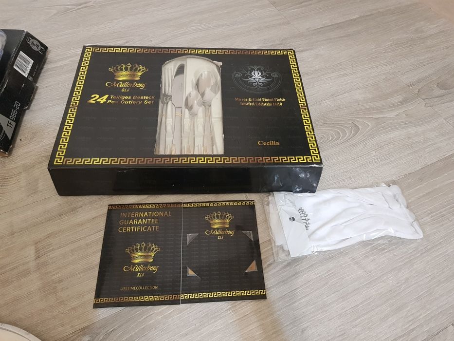 Столовый набор Фирмы Mullerberg 24 предмета (блюдо +тёрка )Zepter