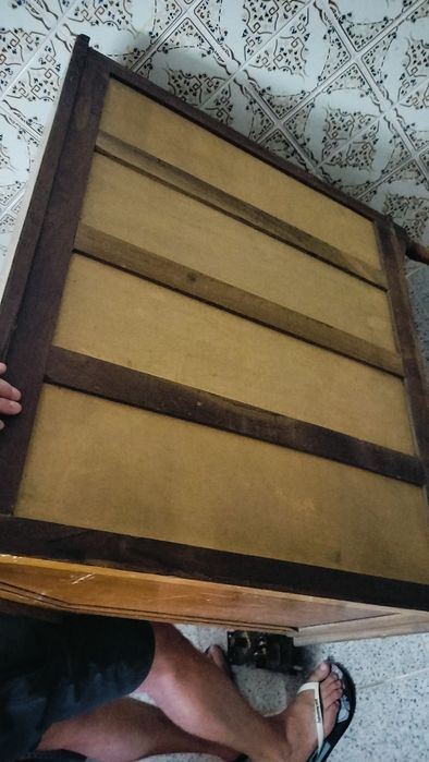 Secretaria antiga para restaurar em nadeira maciça com várias divisões