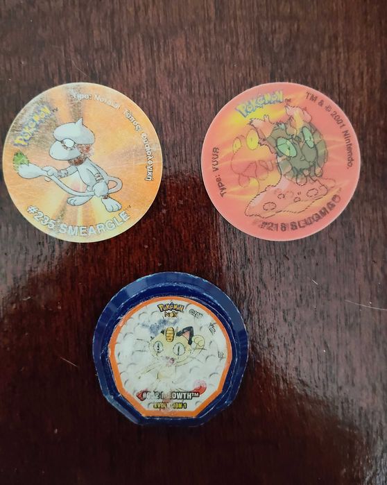 Bundle 101 tazos Pokémon (Matutano)