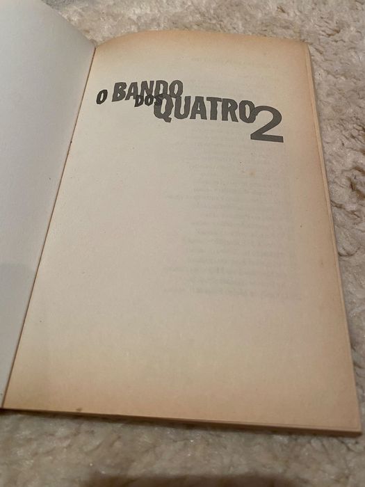 Livro: O Bando dos Quatro 2