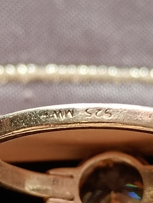 Pierścionek srebrny stary