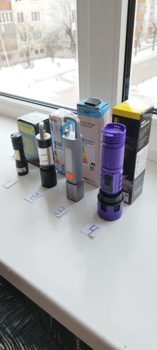 Ручні Ліхтарики Акамуляторні Smiling Shark