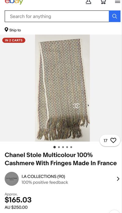 Шарф палантин Chanel