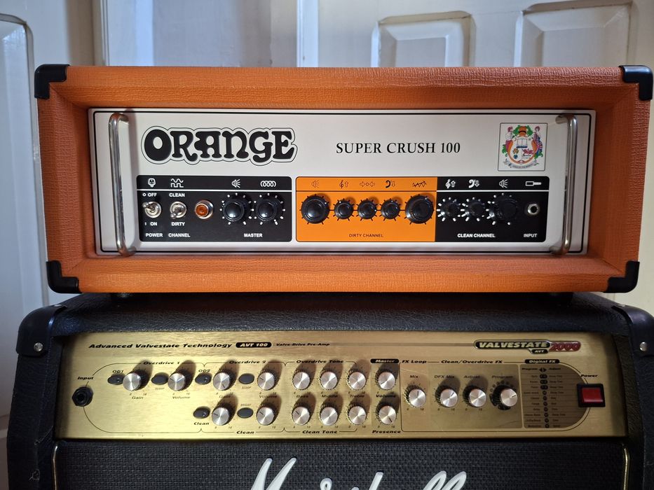 Amplificadores de Guitarra Orange e Marshall