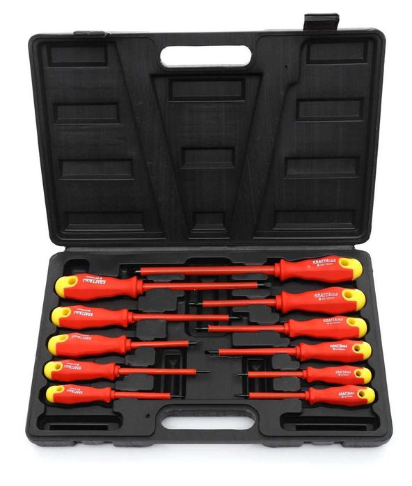 Zestaw śrubokrętów izolowanych Śrubokręty izolowane 11szt. KD10333