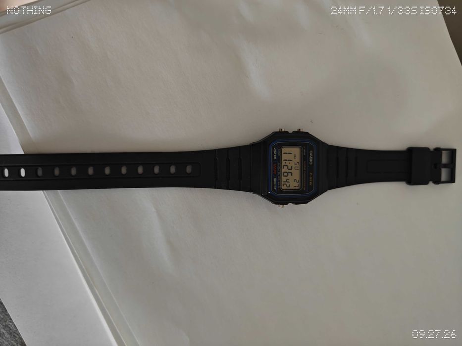 Relogio Casio Classico F 91W a Funcionar