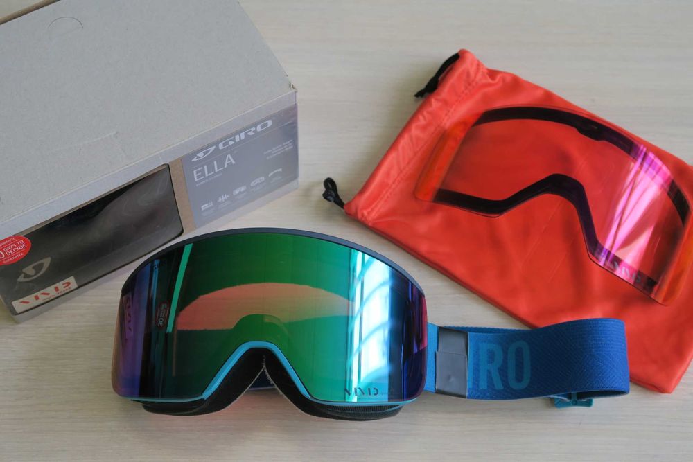 Гірськолижна горнолыжная маска очки жіноча Giro Ella 2 Лінзи Варіанти
