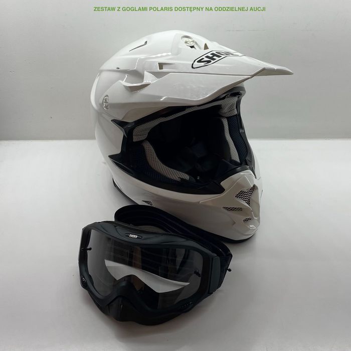 Kask enduro Shoei VFX-W  biały XS 53 - 54 cm