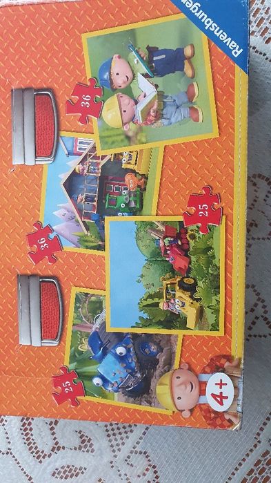 Puzzle Bob Budowniczy 4 obrazki