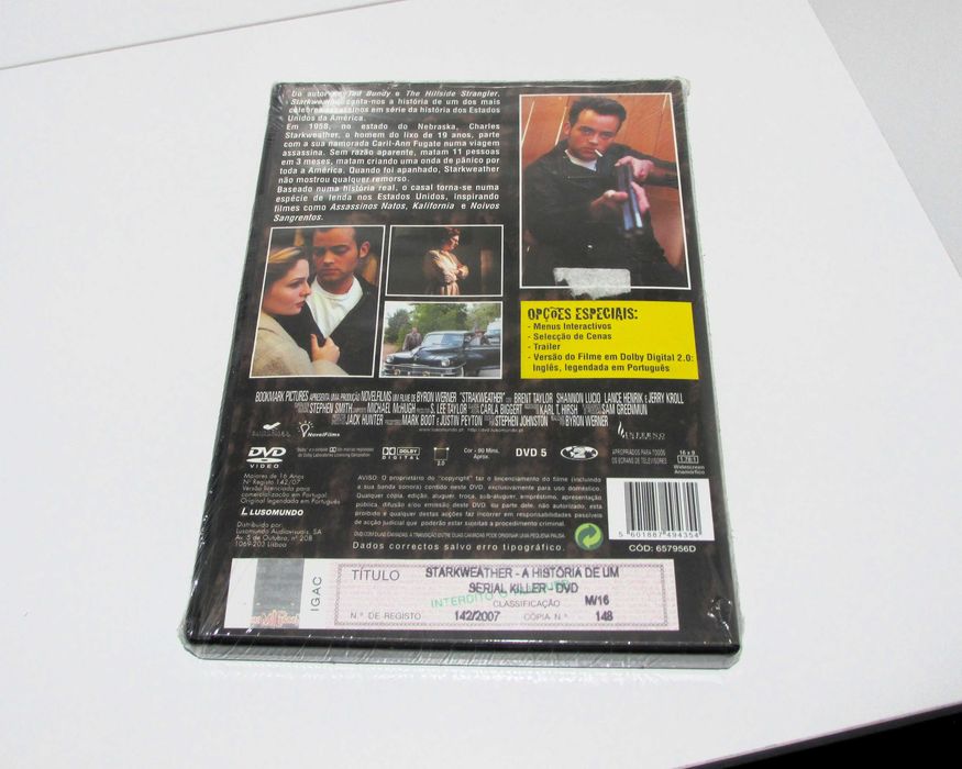 Starweather "A Historia de um Serial Killer" Filme DVD