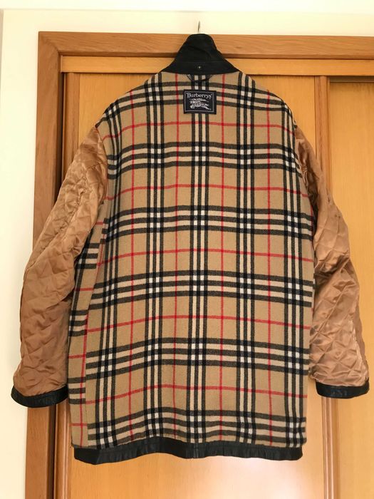 Parka casaco em pele Burberry