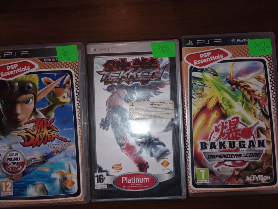PSP Jak and Daxter Tekken Bakugan