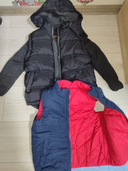 Продам теплу куртку та жилет на хлопчика