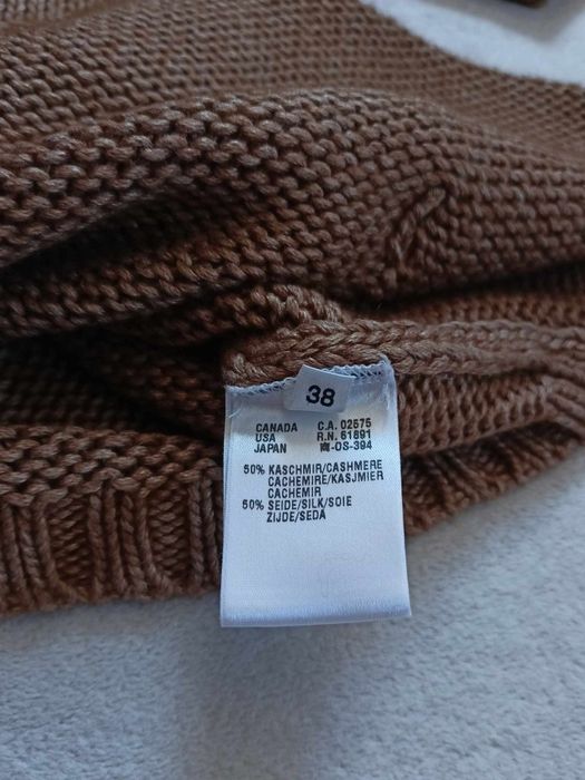 Sweter kaszmir+ jedwab Escada