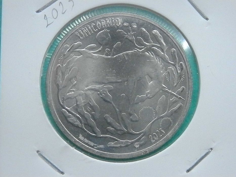 1223 - Euro: 5,00 euros 2023 "Unicórnio", por 6,50