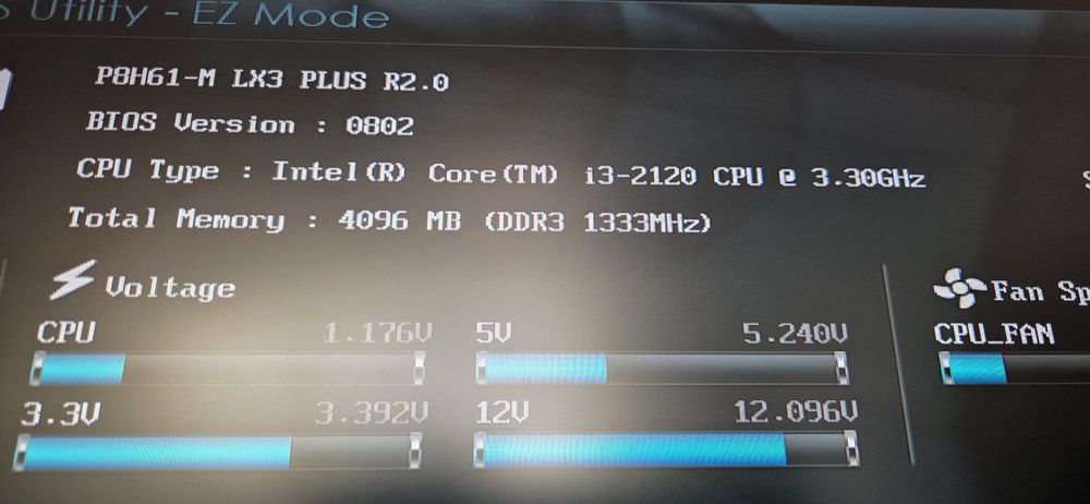 Bundle ASUS P8H61-M LX3 + Intel i3 2120 + 4GB RAM + Gráfica ASUS