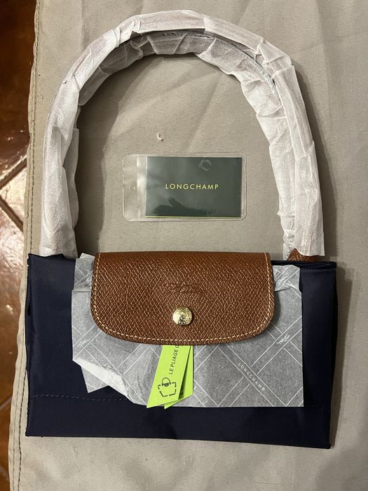 Mala longchamp azul marinho