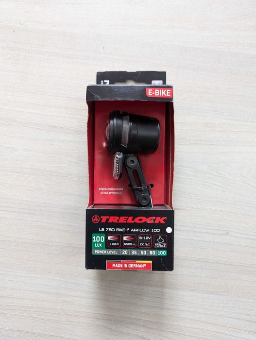 Trelock LS 780 BIKE-i Airflow 100 lampka przednia E-Bike 6V-12V