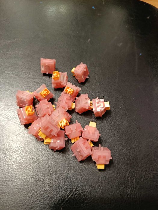 Ciche włączniki outemu 62 sztuki klawiatury