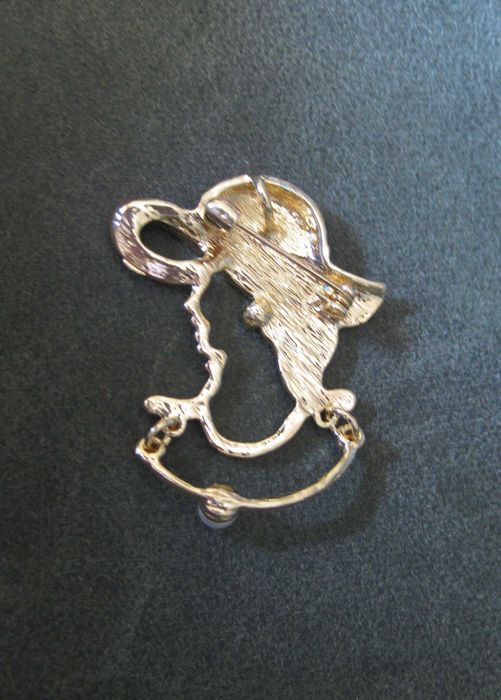 Alfinete / Broche / Pregadeira Busto de Mulher NOVO