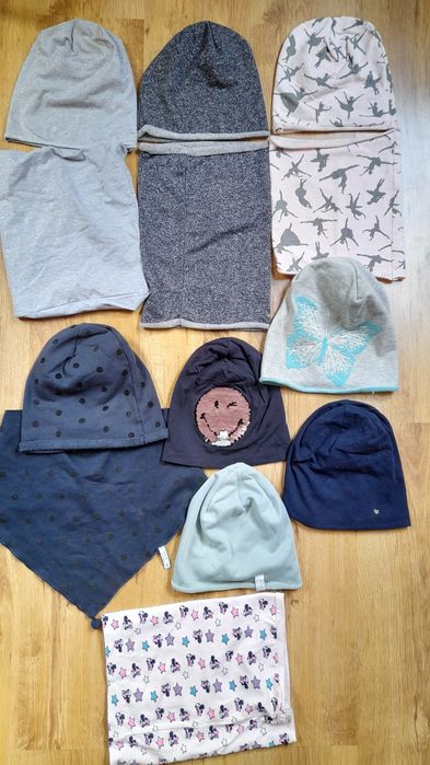 Paka czapka komin bawełna reserved sinsay L 5 10 15  wiosna lato