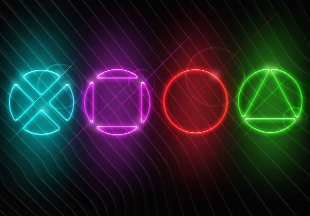 Fototapeta Gamer Konsola 3D Na Twój Własny Rozmiar + KLEJ