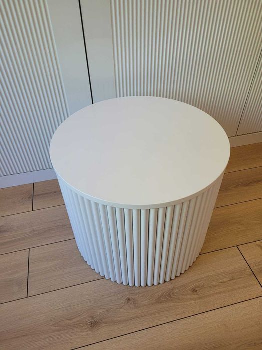 Stolik kawowy COMODO, okrągły, stolik, ława, lamel , AKANT Meble