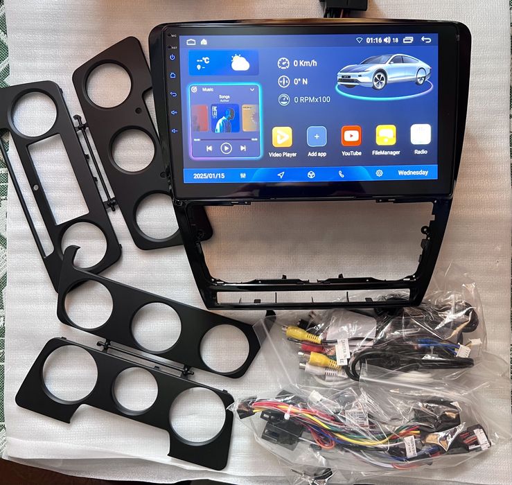 Android Carplay Магнітола Gps SKODA Octavia A5 2008-13 Андроїд 3/32Gb