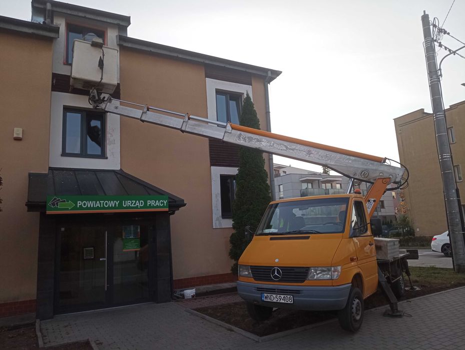 WYNAJEM!!! podnosnik koszowy 20m Nasielsk+50km
