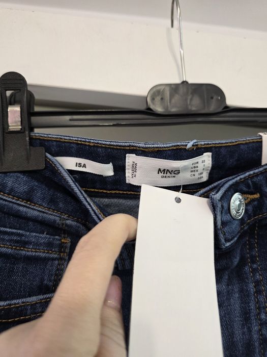Spodnie jeans mango 32 obcisłe rurki skinny