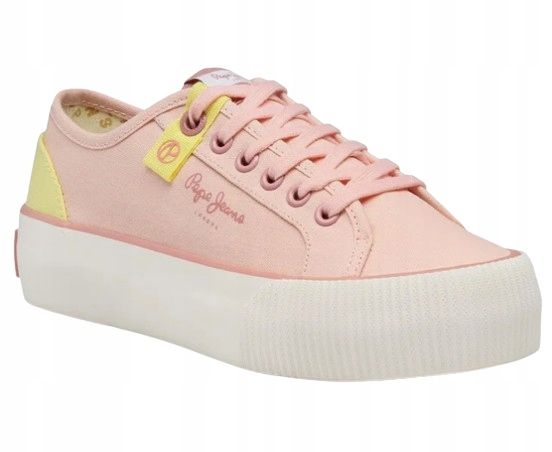 Pepe jeans ottis w sun damskie buty różowe trampki 38 awc