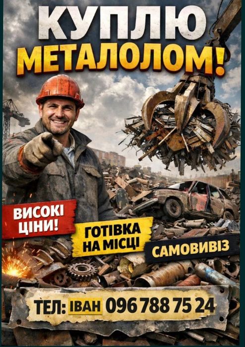 Куплю лом!!! Чорний і кольоровий.