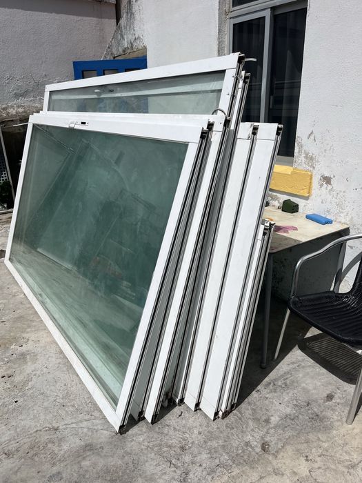 Portas com vidros duplos